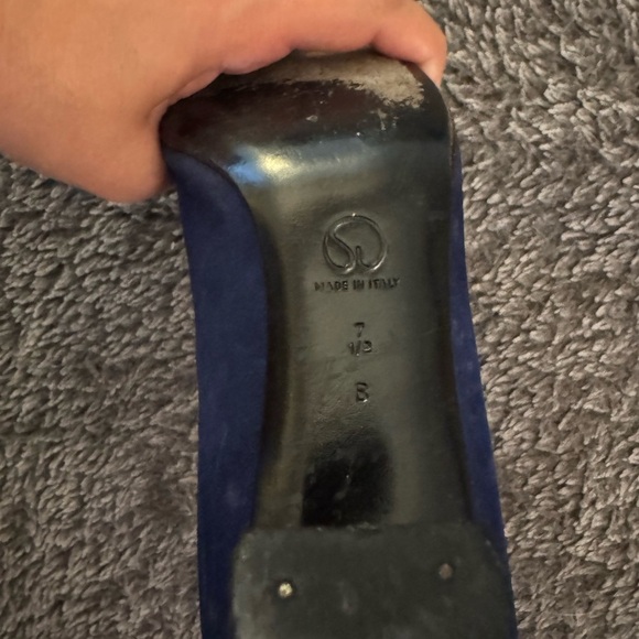 ST. JOHN Women’s Vintage Suede Square Toe Block Heels - Picture 3 of 12